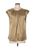 Kasper Gold Sleeveless Blouse Size L - photo 1