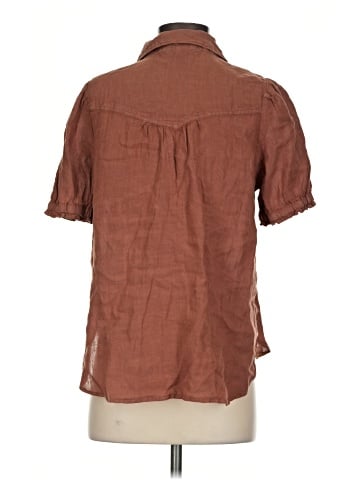 Pilcro Short Sleeve Button-Down Shirt (view 2)
