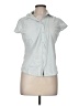 IZOD Gray Short Sleeve Blouse Size M - photo 1