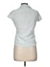 IZOD Gray Short Sleeve Blouse Size M - photo 2