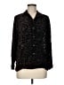 Assorted Brands Animal Print Black Long Sleeve Blouse Size M - photo 1