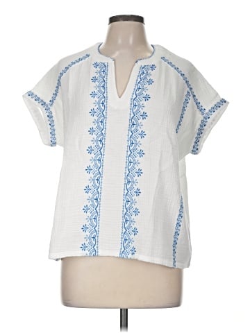 Purejill Short Sleeve Blouse (view 1)