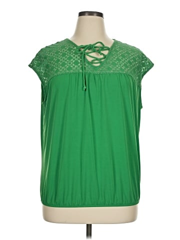 7th Avenue Design Studio New York & Company Short Sleeve Blouse (view 1)