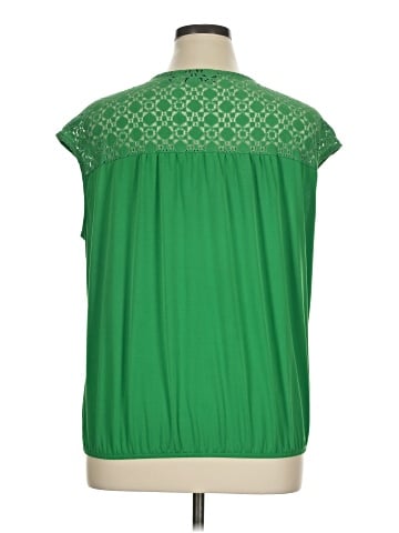 7th Avenue Design Studio New York & Company Short Sleeve Blouse (view 2)