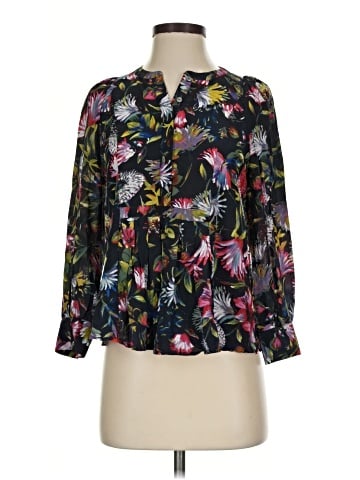 J.Crew Long Sleeve Silk Top (view 1)