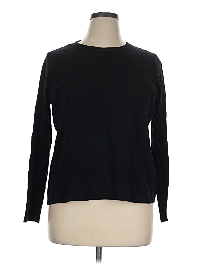 Pre-owned Kim Rogers Long Sleeve T-shirt In Black