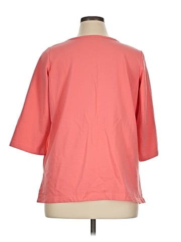 Woman Within 3/4 Sleeve T-Shirt (view 2)