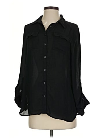a.n.a. A New Approach Long Sleeve Blouse (view 1)