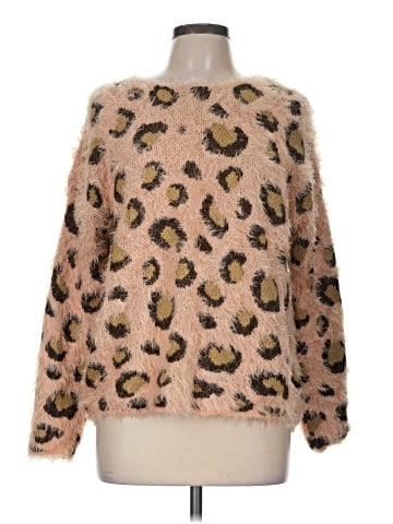 Hem & Thread Pullover Sweater (view 1)