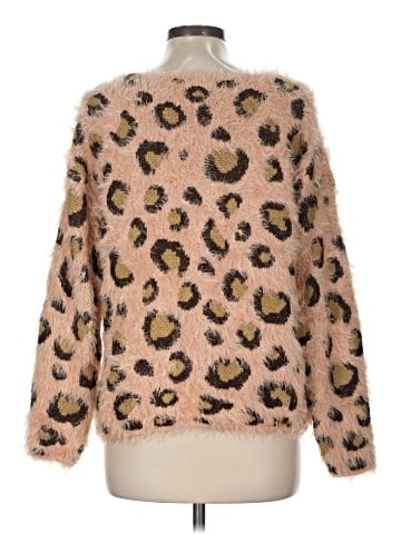 Hem & Thread Pullover Sweater (view 2)
