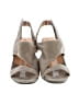 Chie Mihara 100% Leather Gray Heels Size EU 37 1/2 - photo 2