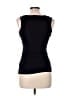 Green Envelope Black Sleeveless Top Size L - photo 2