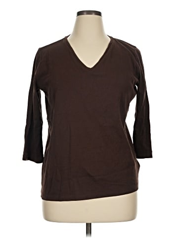 Anne Klein Sport 3/4 Sleeve T-Shirt (view 1)