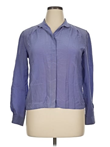 Assorted Brands Long Sleeve Silk Top (view 1)