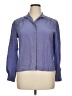 Assorted Brands 100% Silk Blue Long Sleeve Silk Top Size 16 - photo 1
