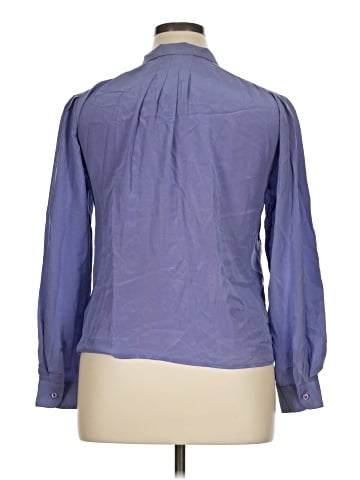 Assorted Brands Long Sleeve Silk Top (view 2)