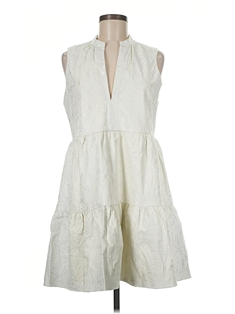 Pre-owned Amanda Uprichard Casual Dress In Ivory
