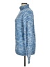 Piombo Tweed Blue Turtleneck Sweater Size XL - photo 5