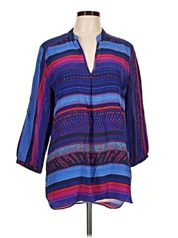 Amanda Uprichard 3/4 Sleeve Silk Top (view 1)