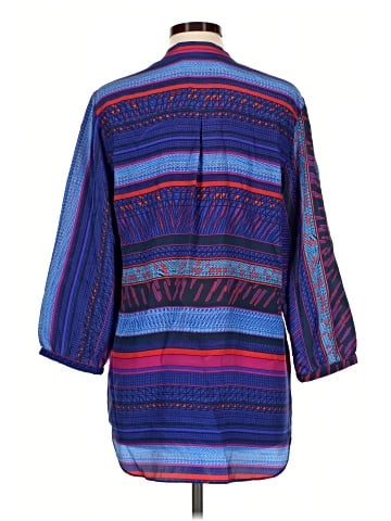 Amanda Uprichard 3/4 Sleeve Silk Top (view 2)