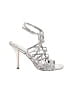 Via Spiga Metallic Silver Sandals Size 7 - photo 1