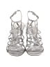 Via Spiga Metallic Silver Sandals Size 7 - photo 2