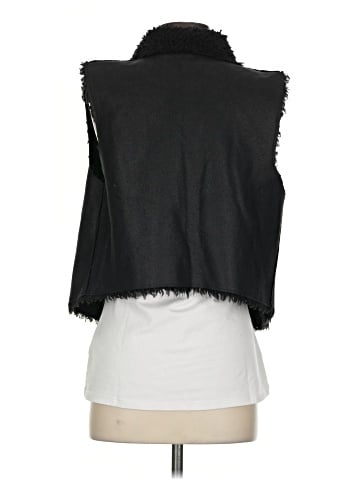 Velvet Faux Fur Vest (view 2)