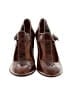 Born Crown 100% Leather Brown Heels Size 8 1/2 (wide) - photo 2