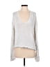 Massimo Dutti Metallic Silver Pullover Sweater Size S - photo 1