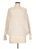 Shrinking Violet Metallic Ivory Pullover Sweater Size L - photo 1