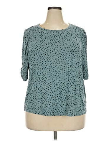Democracy 3/4 Sleeve Top (view 1)