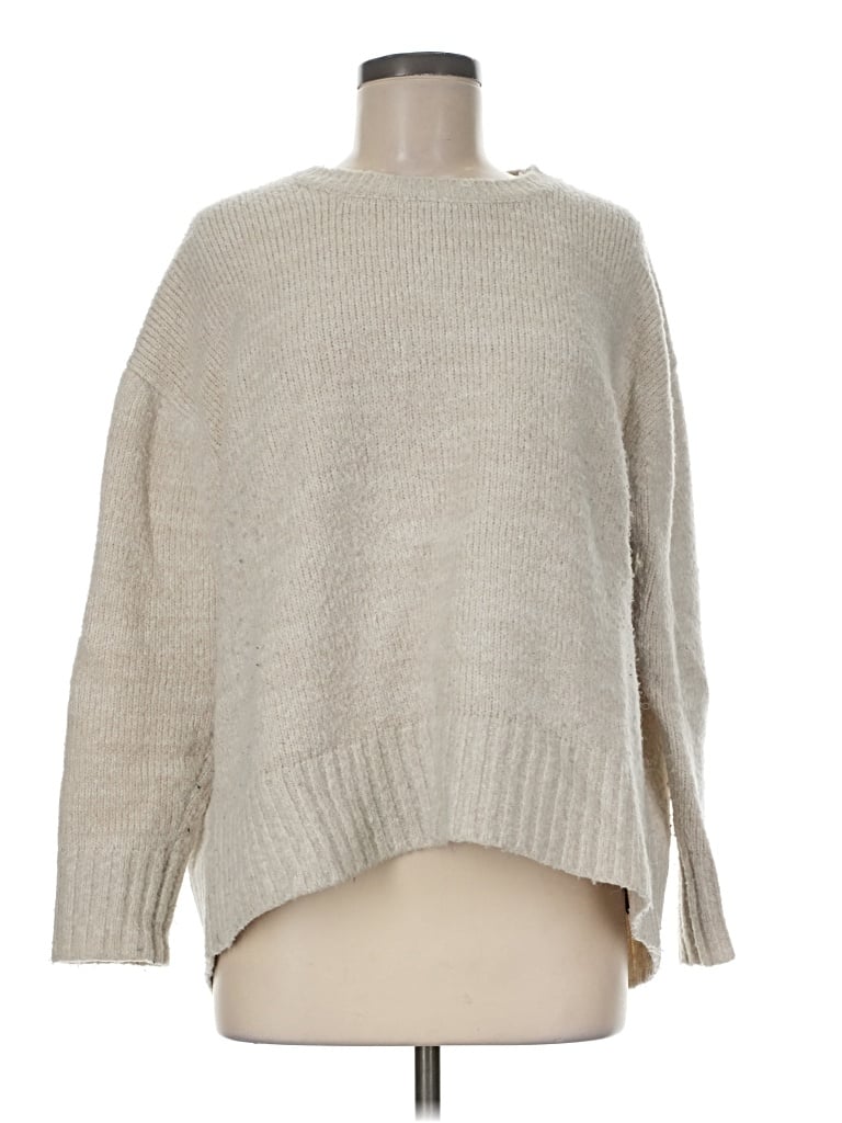 Pre-owned Zara Pullover Sweater In Tan