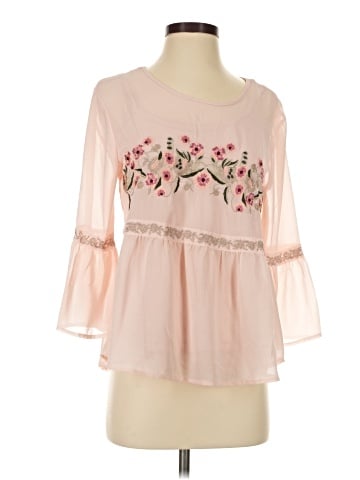 Romeo & Juliet Couture 3/4 Sleeve Blouse (view 1)