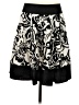 Cache 100% Cotton Graphic Black Casual Skirt Size 4 - photo 1