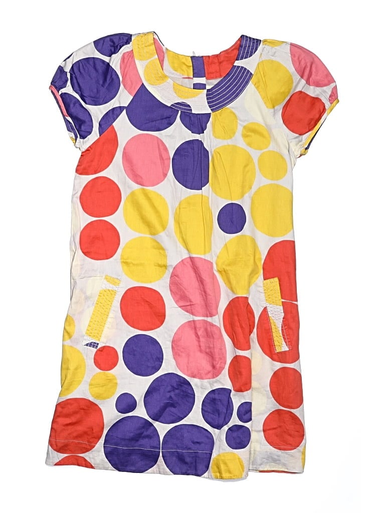 Pre-owned Mini Boden Kids' Dress In Yellow