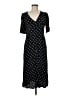 Gap Polka Dots Black Casual Dress Size 6 Petite - photo 1