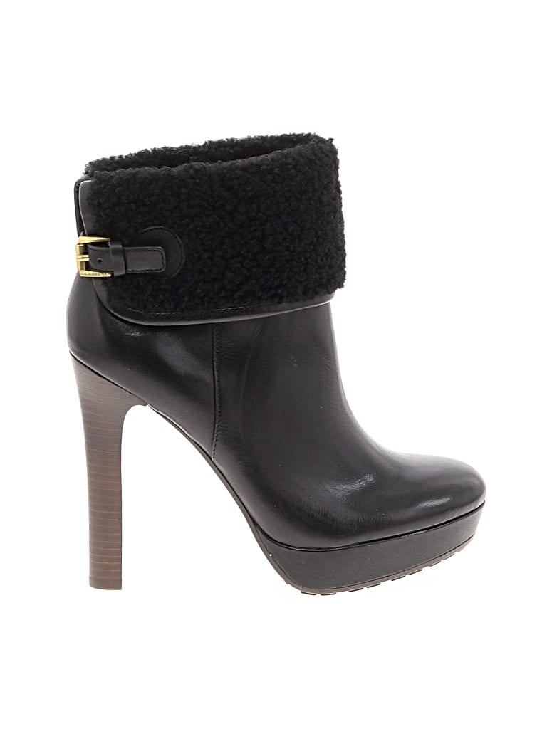 Pre-owned Coach Ankle Boots In Black