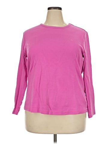 Lauren by Ralph Lauren 3/4 Sleeve T-Shirt (view 1)