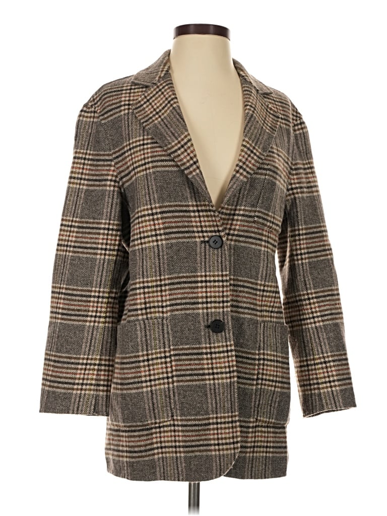 Pre-owned Maje Coat In Brown