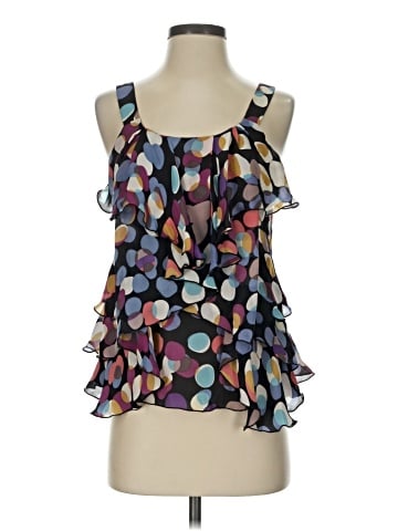 Odille Sleeveless Silk Top (view 1)