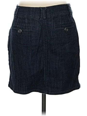 New York & Company Denim Skirt (view 2)