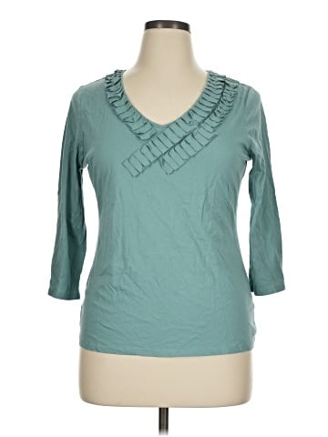 Garnet Hill 3/4 Sleeve T-Shirt (view 1)