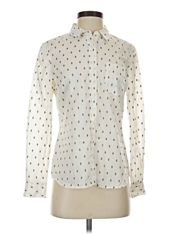 Banana Republic Factory Store Long Sleeve Blouse (view 1)