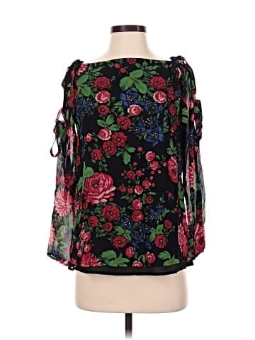 Club Monaco 3/4 Sleeve Silk Top (view 1)