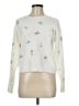 Francesca's Floral Ivory Pullover Sweater Size M - photo 1