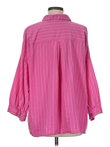 Free People 3/4 Sleeve Button-Down Shirt (view 2)
