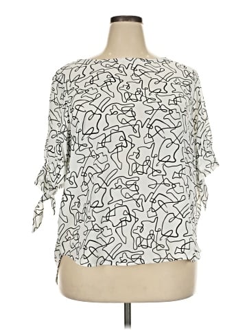 Renee C. 3/4 Sleeve Blouse (view 1)