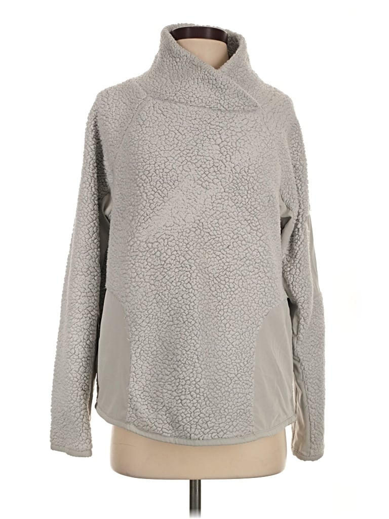 Pre-owned Athletic Works Turtleneck Sweater In Gray