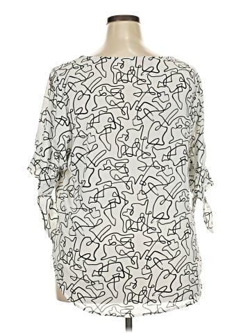 Renee C. 3/4 Sleeve Blouse (view 2)