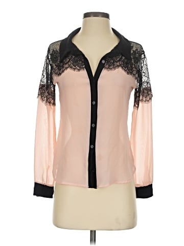 Charlotte Russe Long Sleeve Blouse (view 1)